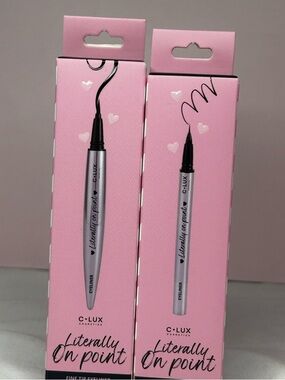 C-LUX Literally On Point Fine Tip Eyeliner - Pink Packaging
